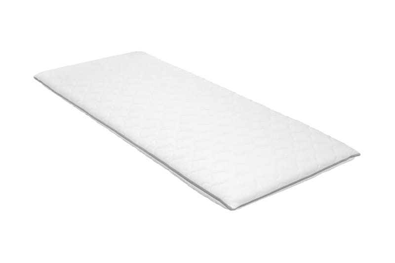 Bäddmadrass 80x200 cm viskoelastiskt minnesskum 6 cm - Vit - Möbler - Sovrum - Madrasser - Bäddmadrasser