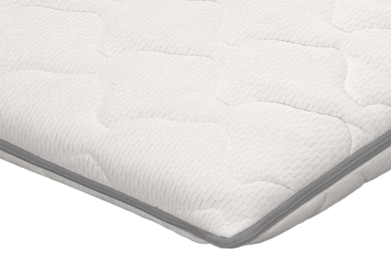 Bäddmadrass 80x200 cm viskoelastiskt minnesskum 6 cm - Vit - Möbler - Sovrum - Madrasser - Bäddmadrasser