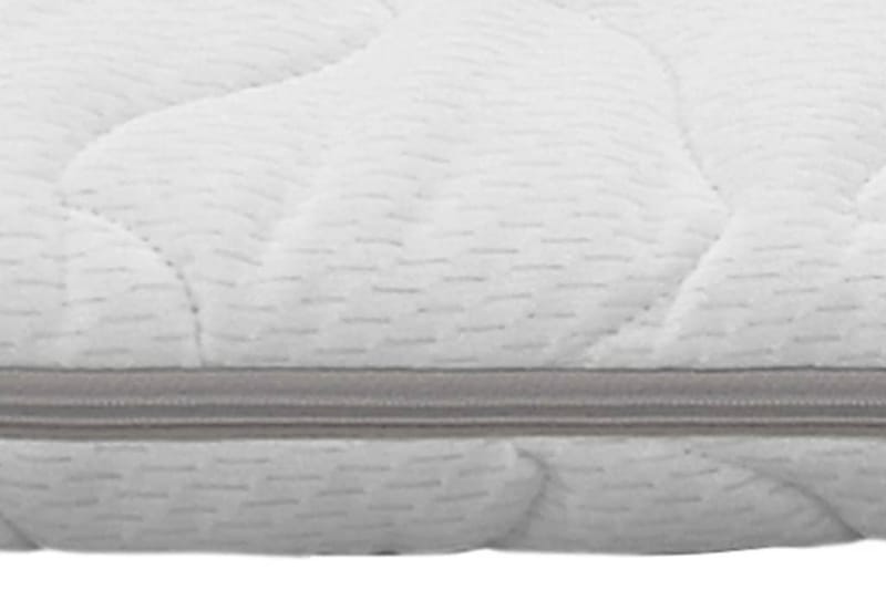 Bäddmadrass 80x200 cm viskoelastiskt minnesskum 6 cm - Vit - Möbler - Sovrum - Madrasser - Bäddmadrasser