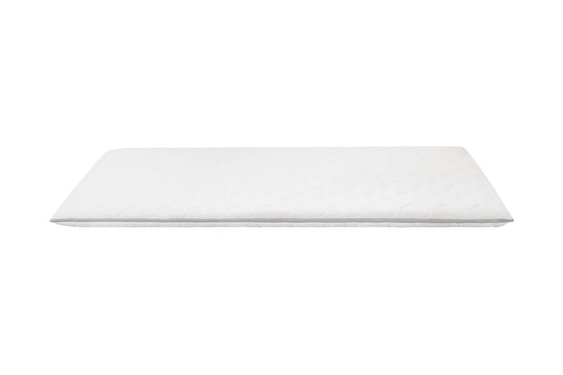 Bäddmadrass 90x200 cm viskoelastiskt minnesskum 6 cm - Vit - Möbler - Sovrum - Madrasser - Bäddmadrasser