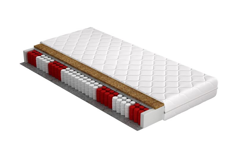 ESTELLA Madrass 90x200 cm Vit - Vit - Möbler - Sovrum - Madrasser - Bäddmadrasser