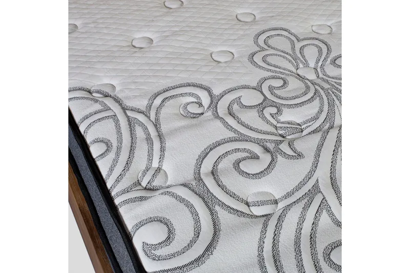 Fjädermadrass HARMONY DELUX 160x200xH30cm - Grå/Vit - Möbler - Sovrum - Madrasser - Bäddmadrasser