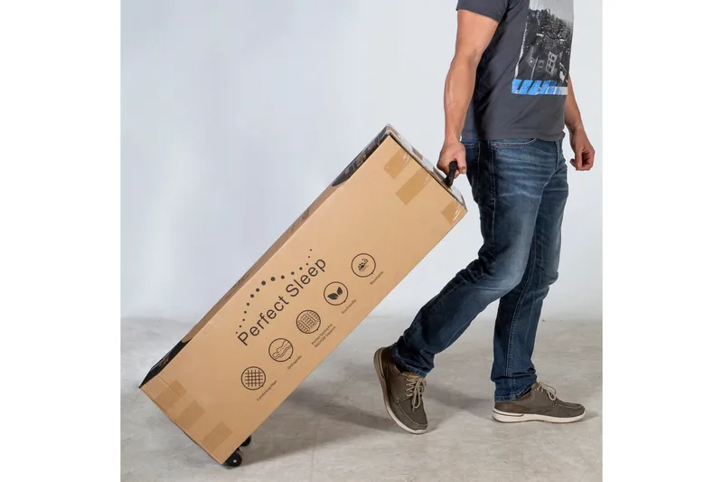 Fjädermadrass HARMONY DELUX 160x200xH30cm - Grå/Vit - Möbler - Sovrum - Madrasser - Bäddmadrasser