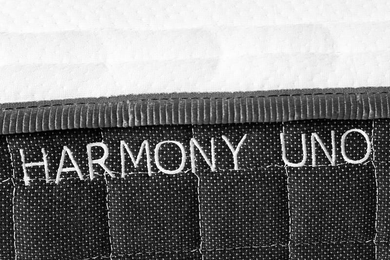 Fjädermadrass Harmony Uno Pocket 90x200xh20 cm - Vit/Grå - Bäddmadrasser
