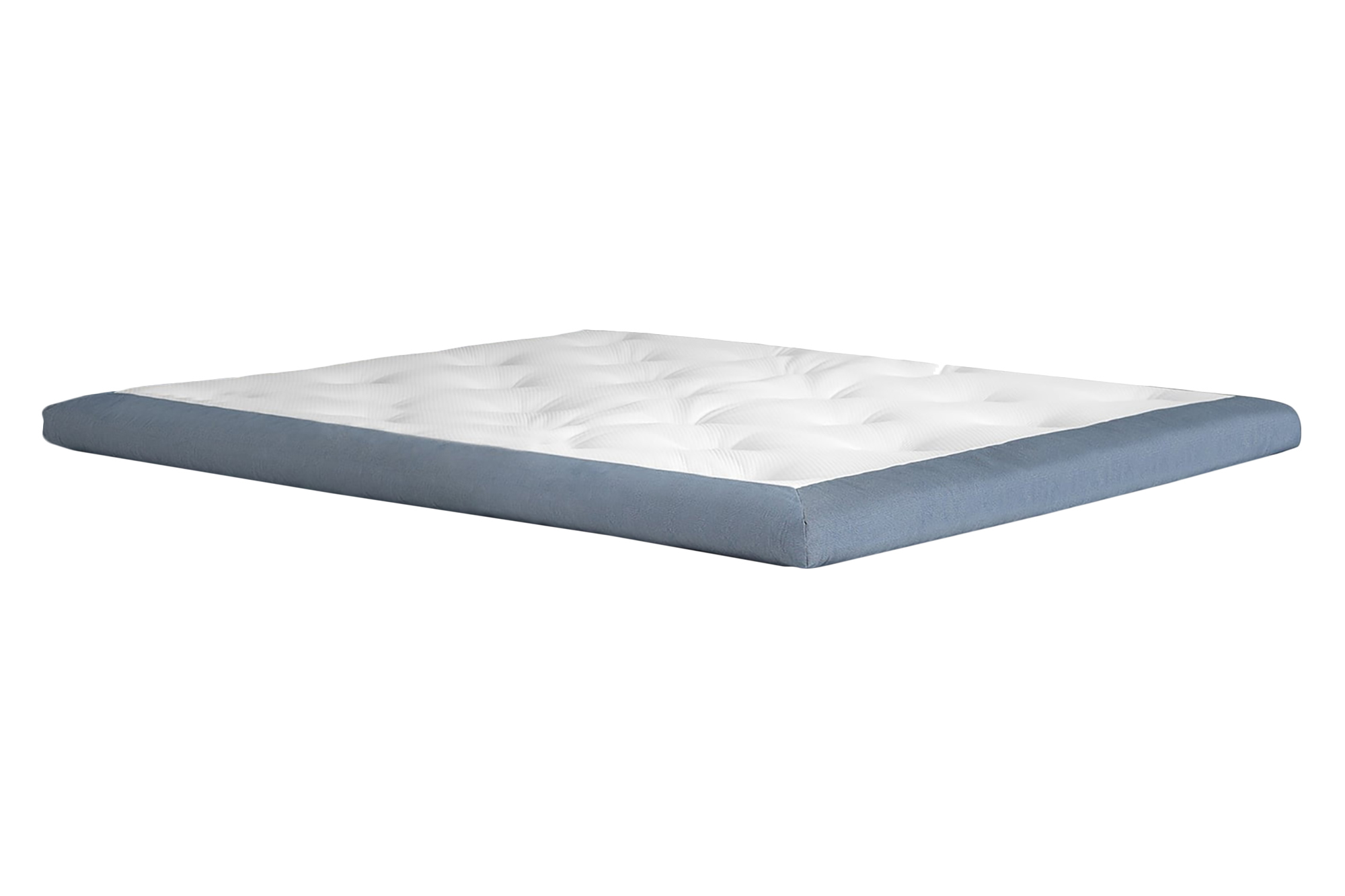 happy bäddmadrass 8 cm polyeter 160x200 blå -