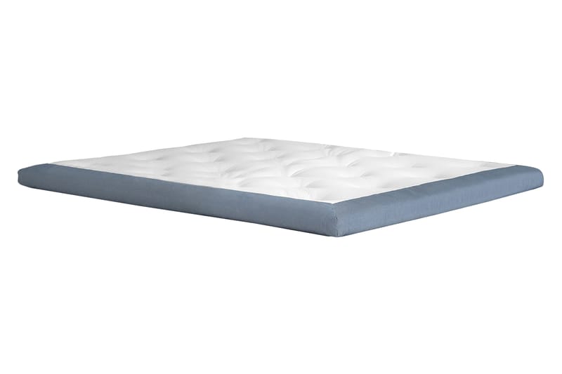 HAPPY Bäddmadrass 8 cm Polyeter 160x200 Blå - Möbler - Sovrum - Madrasser - Bäddmadrasser