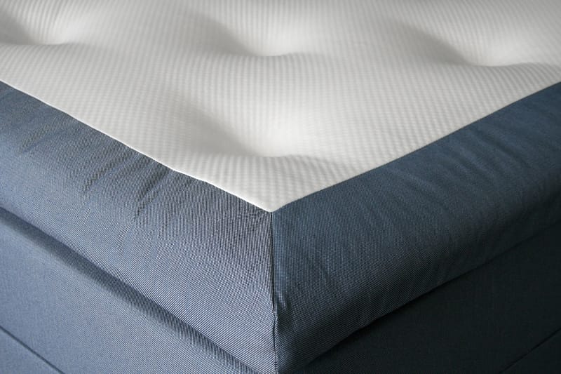 HAPPY Bäddmadrass 8 cm Polyeter 160x200 Blå - Möbler - Sovrum - Madrasser - Bäddmadrasser