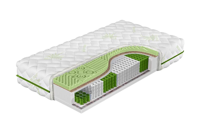 Hartsville Hard Madrass 80x200 cm, Vit