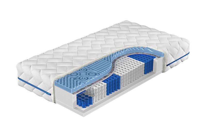 ISTRO Madrass 120x200 cm Vit - Vit - Bäddmadrasser