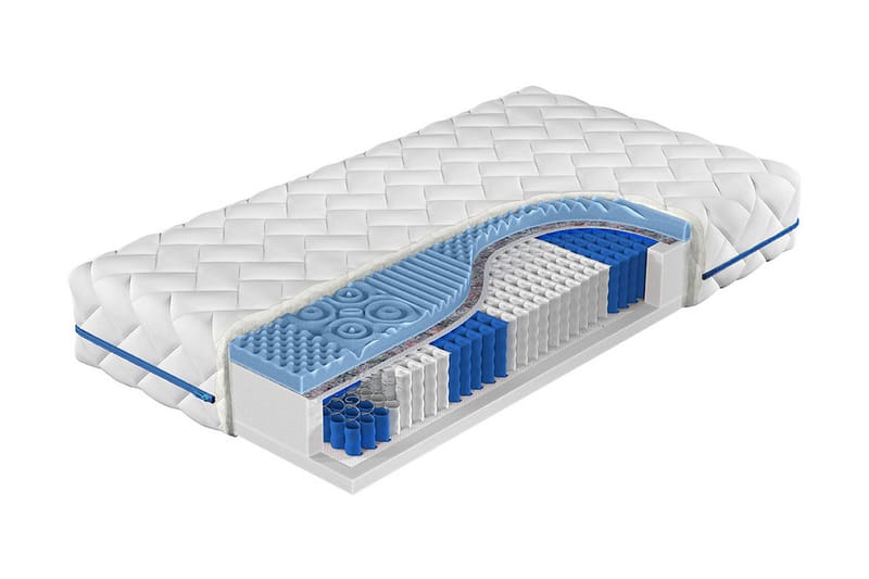 ISTRO Madrass 160x200 cm Vit - Vit - Möbler - Sovrum - Madrasser - Bäddmadrasser