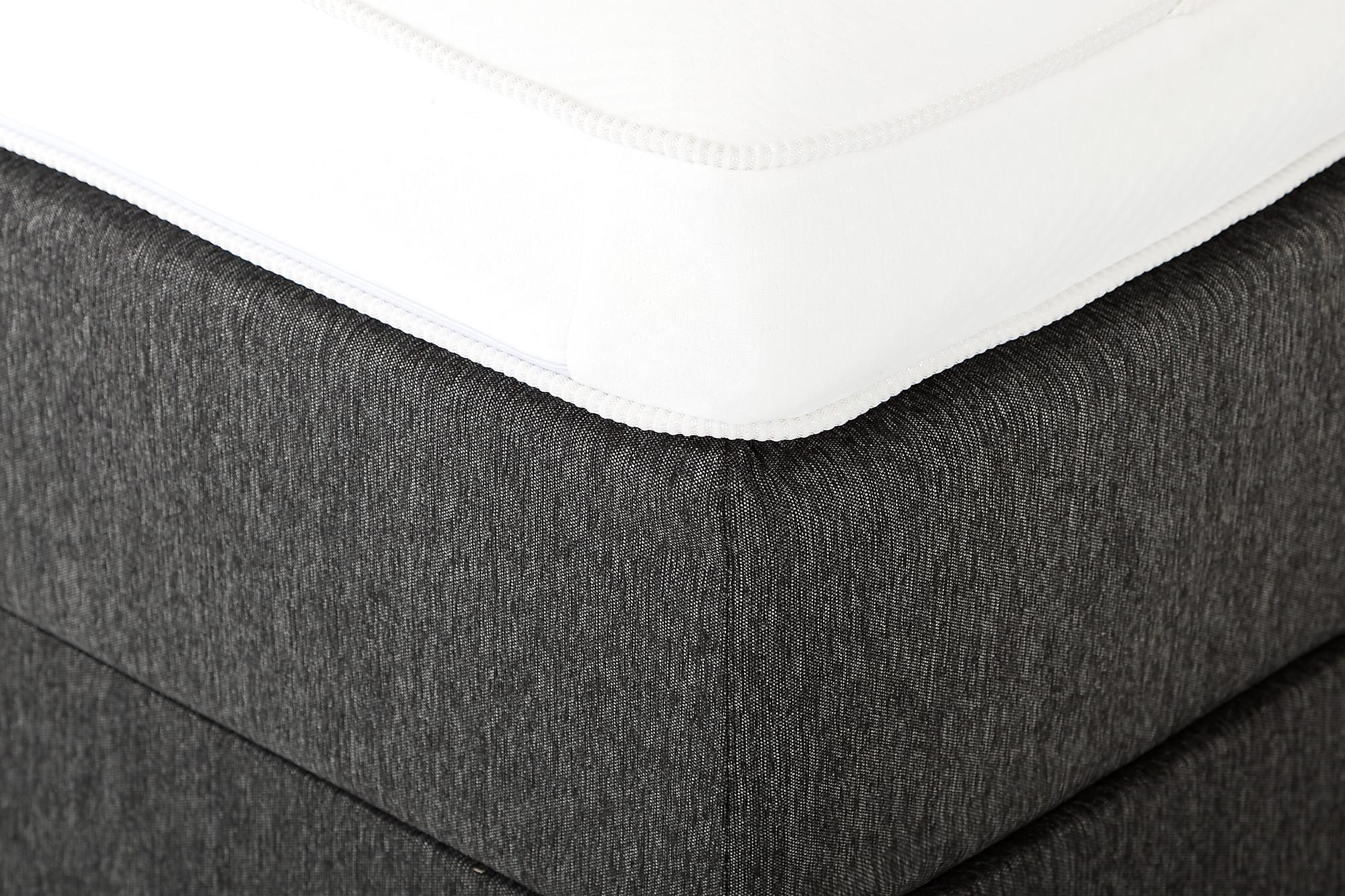 lucky bäddmadrass 8 cm memory 180 vit -