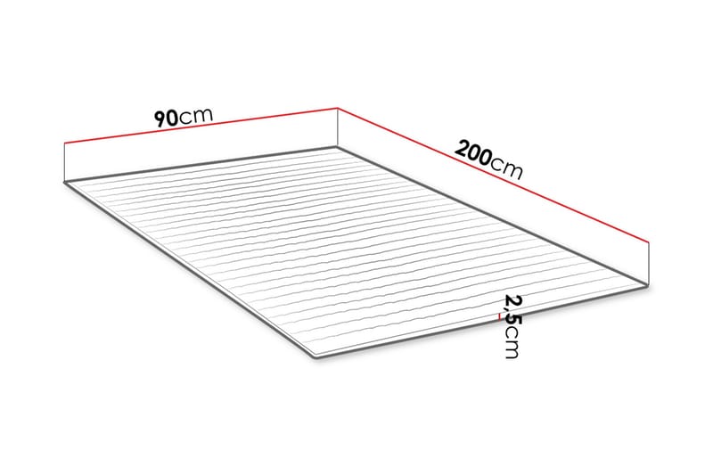 Mandula Bäddmadrass 90x200 cm - Möbler - Sovrum - Madrasser - Bäddmadrasser