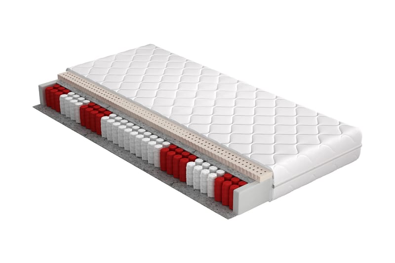 MORENTIN Madrass 120x200 cm Vit - Vit - Möbler - Sovrum - Madrasser - Bäddmadrasser