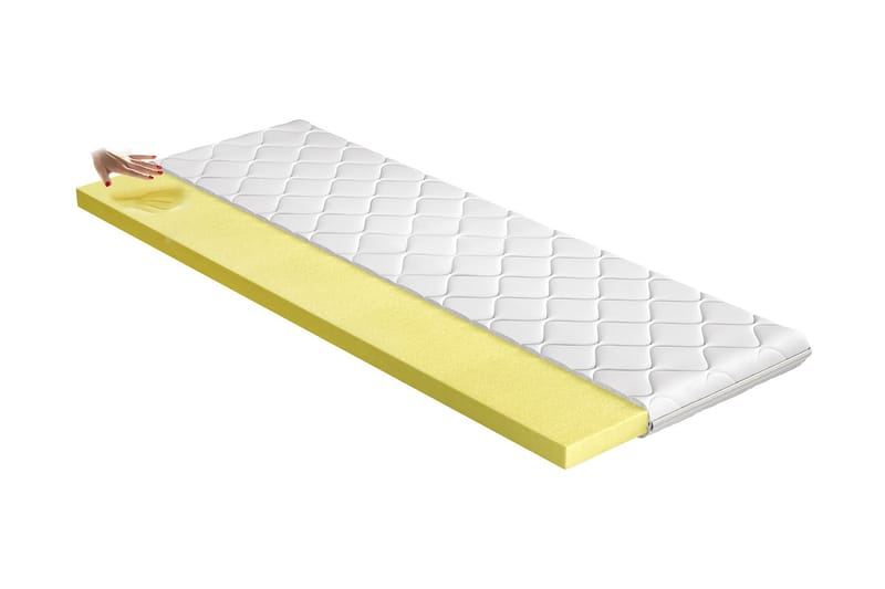 Olage Madrass 90x200 cm, Vit