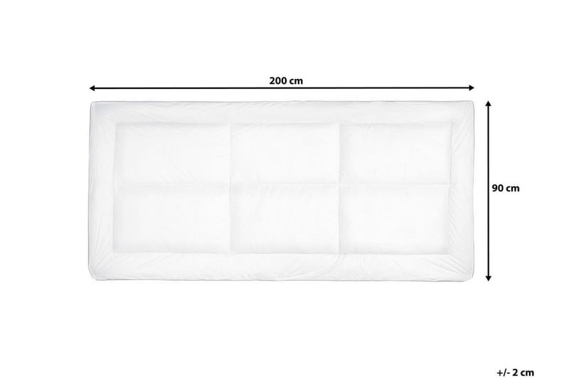 Trivor Bäddmadrass 90x200 cm - Vit - Möbler - Sovrum - Madrasser - Bäddmadrasser