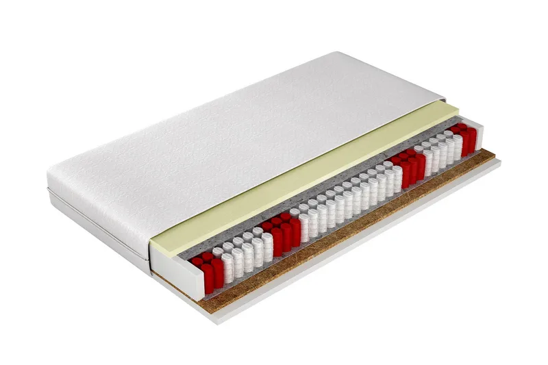 Billok Resårmadrass 80x200 cm - Vit - Möbler - Sovrum - Madrasser - Resårmadrass & resårbotten