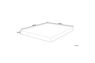 Crickmore Skummadrass 160x200cm - Vit - Möbler - Sovrum - Madrasser - Skummadrasser