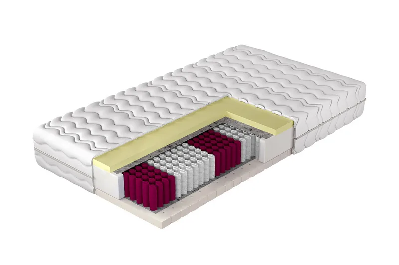 Earnest Resårmadrass 80x200 cm - Vit - Möbler - Sovrum - Madrasser - Resårmadrass & resårbotten