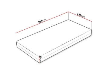 Freeland Pocketmadrass VinterSommar 120x200 cm - Vit - Möbler - Sovrum - Madrasser - Bäddmadrasser