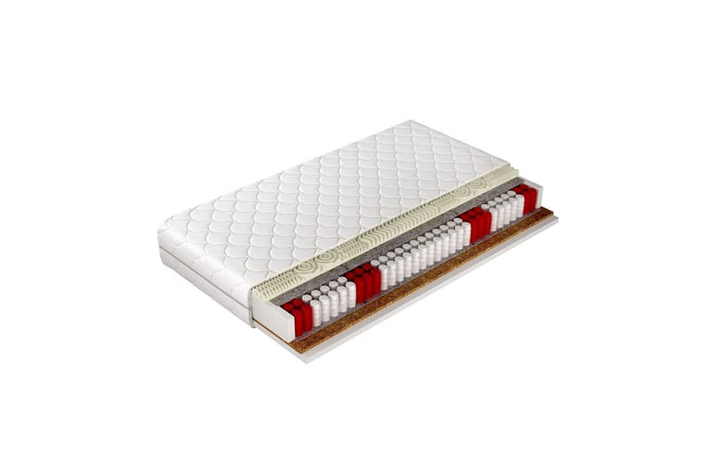 Fryer Resårmadrass 120x200 cm - Vit - Möbler - Sovrum - Madrasser - Resårmadrass & resårbotten