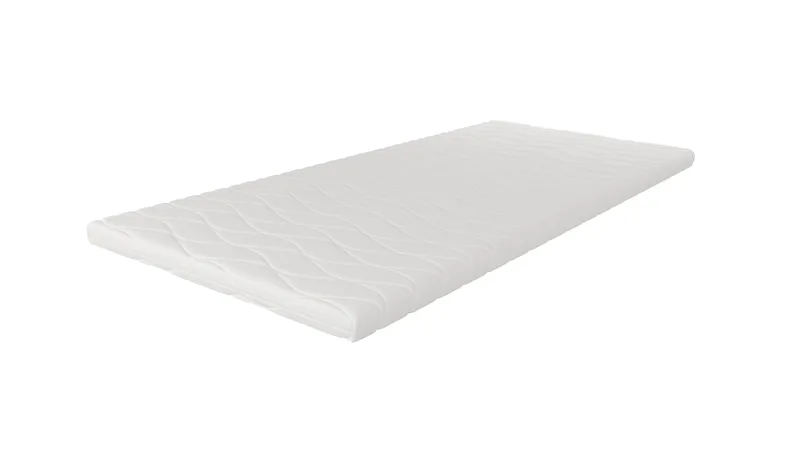 HVILA Bäddmadrass 90x200 cm – 7 cm Polyeterskum, Mjuk/Medium med Tvättbar Klädsel
