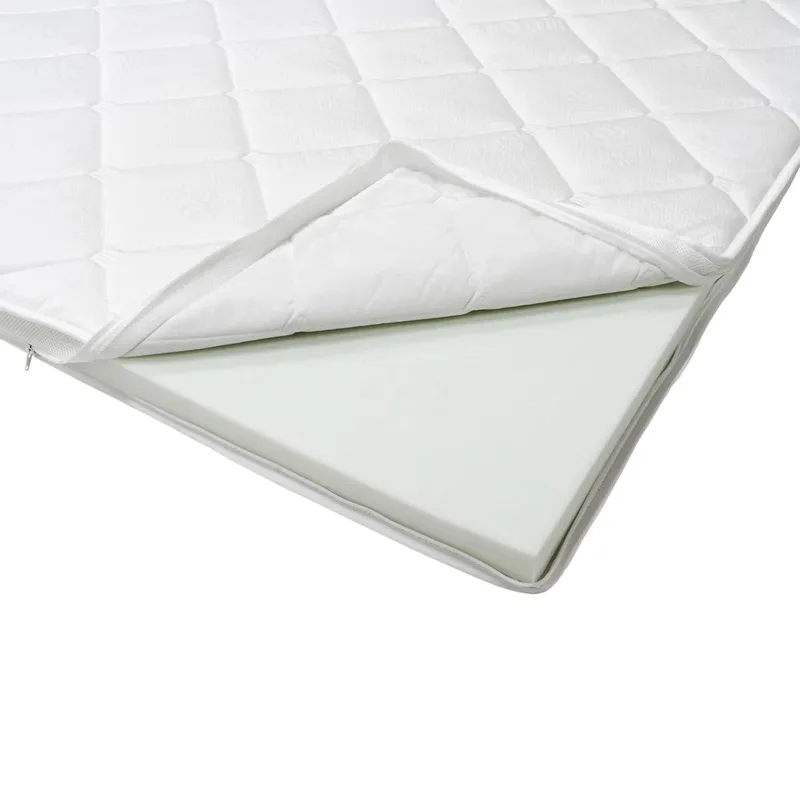 HVILA Duo Bäddmadrass Vändbar Sommar- & Vintersida,  160x200 cm – 7 cm Mjuk/Medium, Polyeterskum, Tvättbar Klädsel - Möbler - Sovrum - Madrasser - Bäddmadrasser