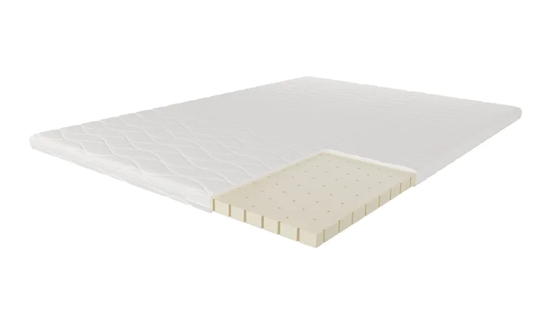 HVILA Latex Bäddmadrass i Punktelastisk Latex  120x200 cm – 7 cm Medium/Fast, Tvättbar Klädsel - Möbler - Sovrum - Madrasser - Bäddmadrasser