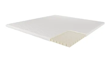 HVILA Latex Bäddmadrass i Punktelastisk Latex  160x200 cm – 7 cm Medium/Fast, Tvättbar Klädsel - Möbler - Sovrum - Madrasser - Bäddmadrasser