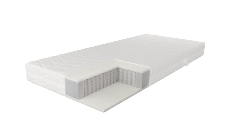 HVILA Resårmadrass med Tvättbar Klädsel 80x200 cm - Möbler - Sovrum - Madrasser - Resårmadrass & resårbotten