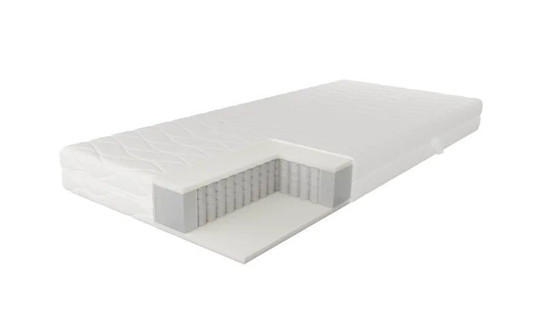 Hvila Resårmadrass med Tvättbar Klädsel 90x200 cm - Möbler - Sovrum - Madrasser - Resårmadrass & resårbotten