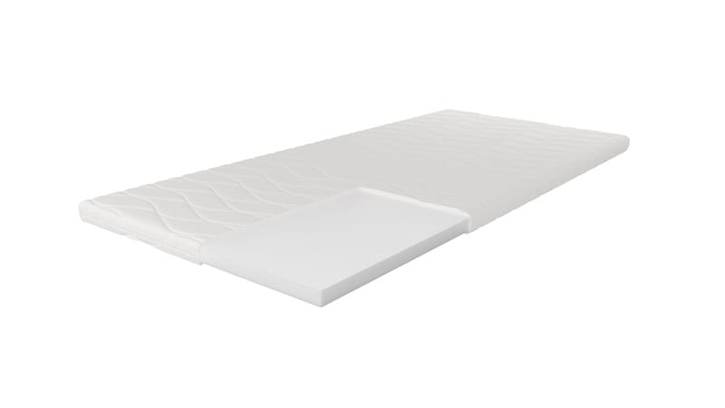 HVILA Tryckavlastande Memoryskum Bäddmadrass 90x200 cm – 7 cm Mjuk/Medium med Tvättbar Klädsel - Möbler - Sovrum - Madrasser - Skummadrasser
