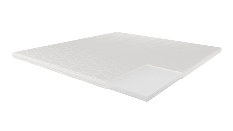 HVILA Polyeterskum Bäddmadrass 160x200 cm – 7 cm Mjuk/Medium med Tvättbar Klädsel - Möbler - Sovrum - Madrasser - Bäddmadrasser