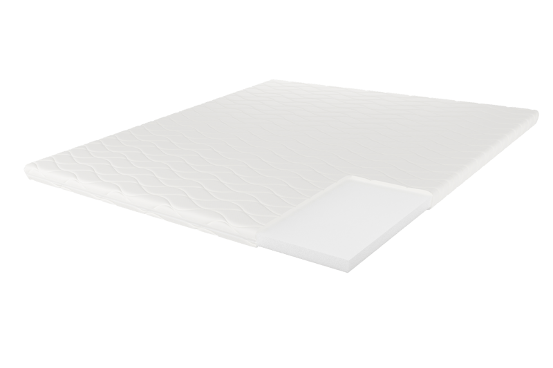 HVILA Polyeterskum Bäddmadrass 180x200 cm – 7 cm Mjuk/Medium med Tvättbar Klädsel - Möbler - Sovrum - Madrasser - Bäddmadrasser