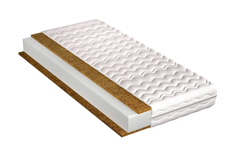 Kronos Madrass 200x180x10 cm, Vit