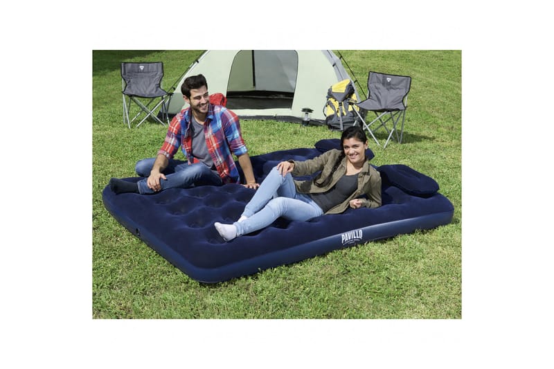 Pavillo Airbed Queen Uppblåsbar madrass med pump Blå - Möbler - Sovrum - Madrasser - Luftmadrasser & uppblåsbar madrass