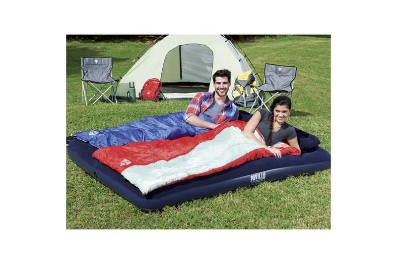 Pavillo Airbed Queen Uppblåsbar madrass med pump Blå - Möbler - Sovrum - Madrasser - Luftmadrasser & uppblåsbar madrass