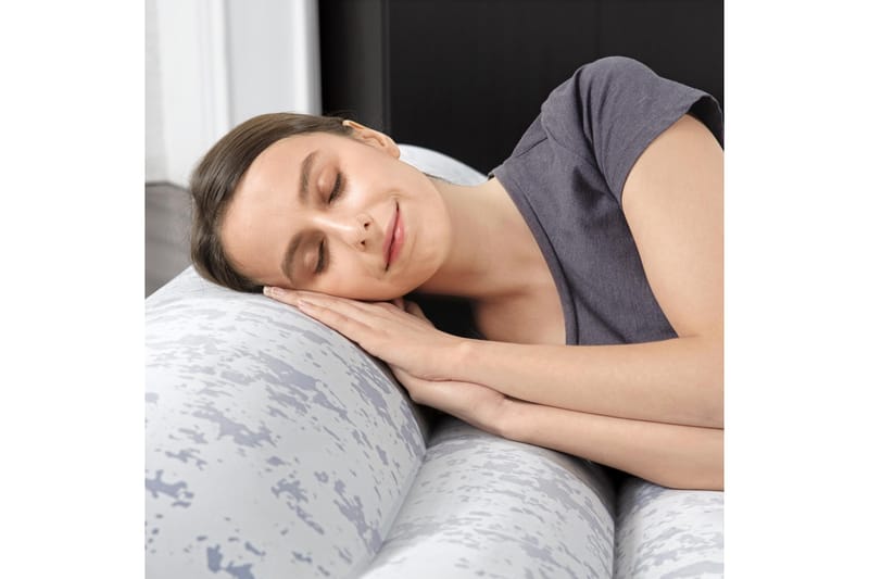 Tritech Airbed Queen Fashion Flock Uppblåsbar madrass Grå - Möbler - Sovrum - Madrasser - Luftmadrasser & uppblåsbar madrass