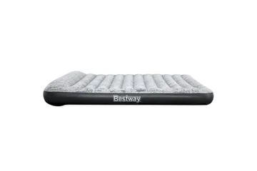 Tritech Airbed Queen Fashion Flock Uppblåsbar madrass Grå - Möbler - Sovrum - Madrasser - Luftmadrasser & uppblåsbar madrass