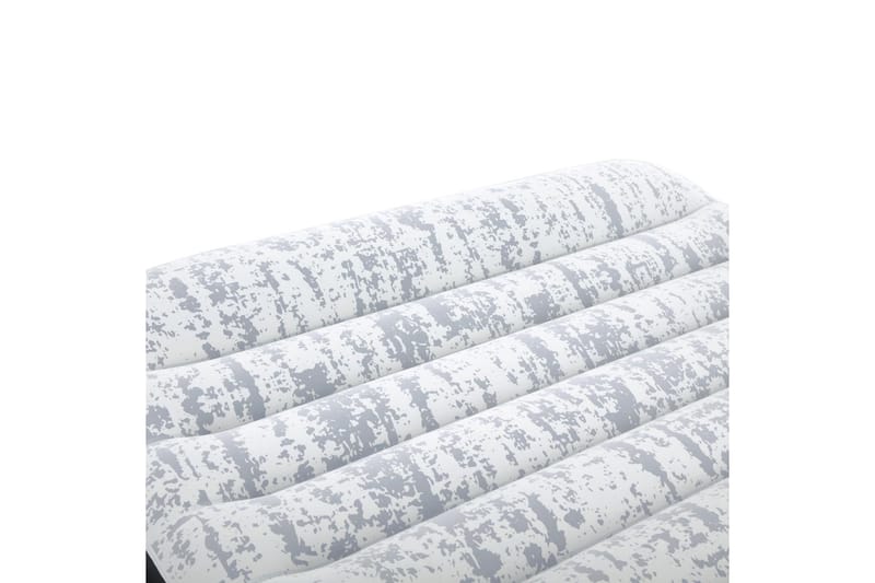 Tritech Airbed Queen Fashion Flock Uppblåsbar madrass Grå - Luftmadrasser & uppblåsbar madrass