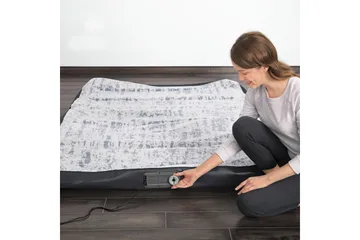 Tritech Airbed Queen Fashion Flock Uppblåsbar madrass Grå - Möbler - Sovrum - Madrasser - Luftmadrasser & uppblåsbar madrass