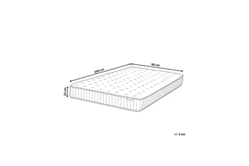 Resårgelmadrass Pleasant 90x200 cm, Medelfast - 90x200 cm, Medelfast - Möbler - Sovrum - Madrasser - Resårmadrass & resårbotten