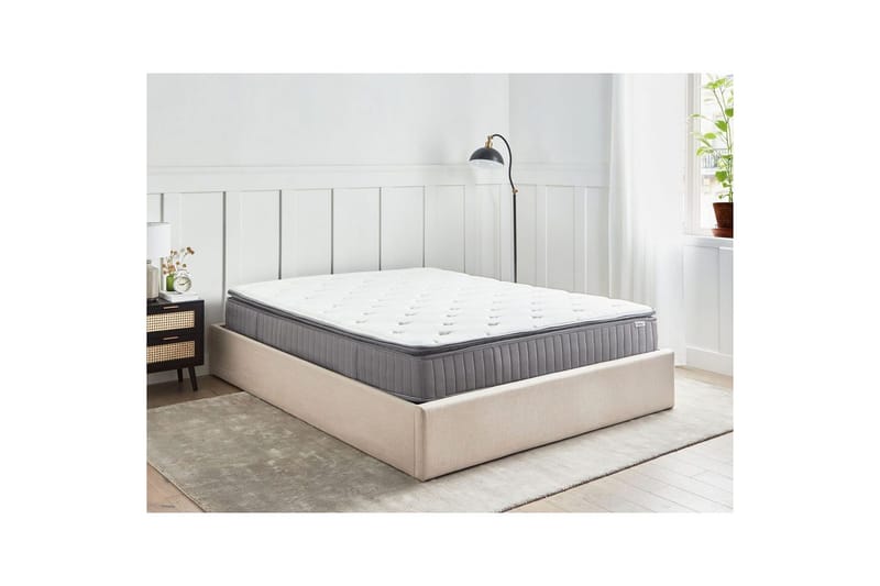 Resårgelmadrass Pleasant 160x200 cm, Medelfast - Möbler - Sovrum - Madrasser - Resårmadrass & resårbotten