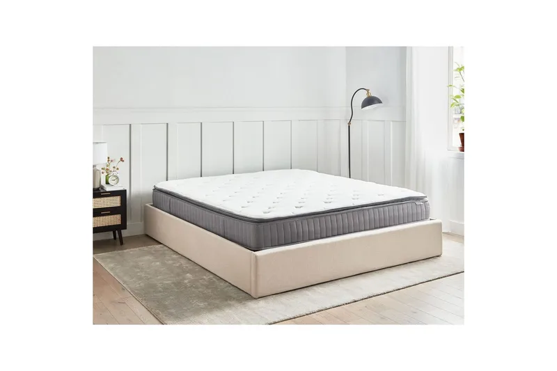 Resårgelmadrass Pleasant 180x200 cm, Medelfast - Möbler - Sovrum - Madrasser - Resårmadrass & resårbotten