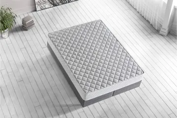 Resårmadrass 150x200 cm - Vit - Möbler - Sovrum - Madrasser - Resårmadrass & resårbotten