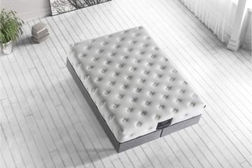 Resårmadrass 150x200 cm - Vit - Möbler - Sovrum - Madrasser - Resårmadrass & resårbotten