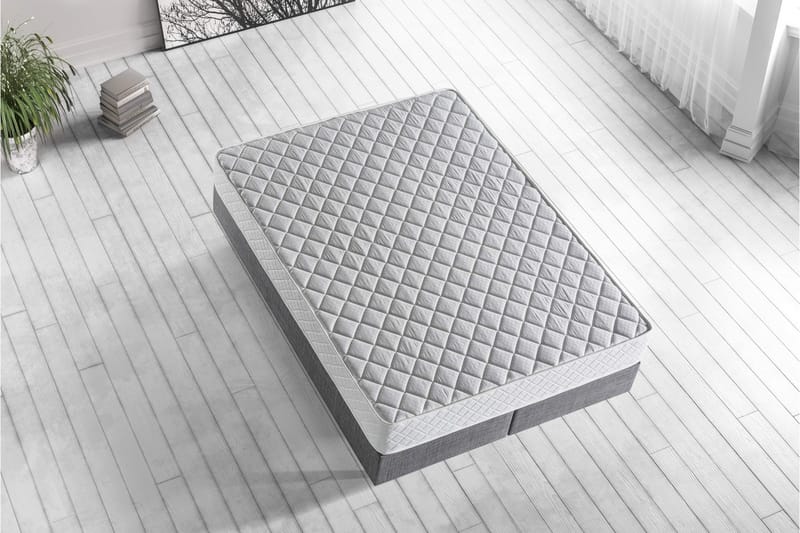 Resårmadrass 180x200 cm - Vit - Möbler - Sovrum - Madrasser - Resårmadrass & resårbotten