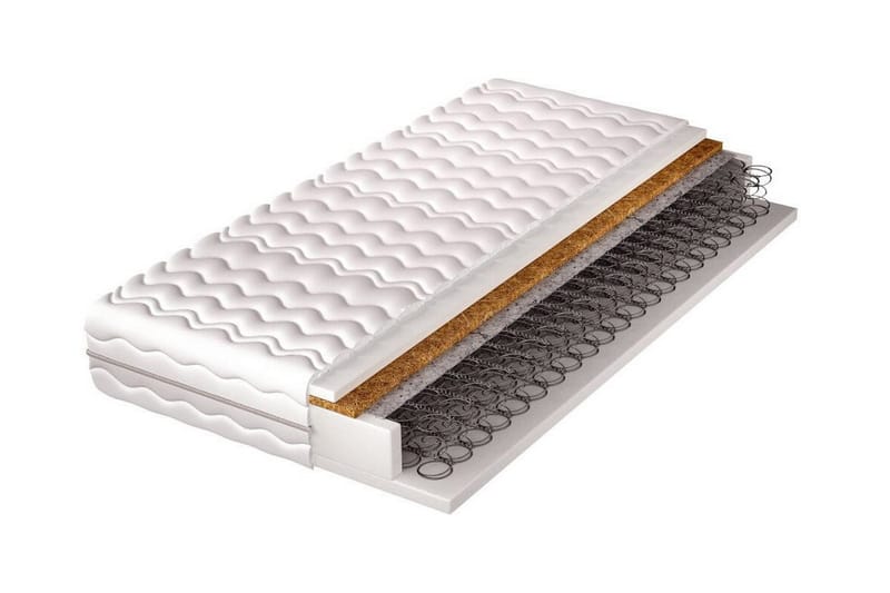 Arigna Resårmadrass 100x200 cm Vit - Möbler - Sovrum - Madrasser - Resårmadrass & resårbotten