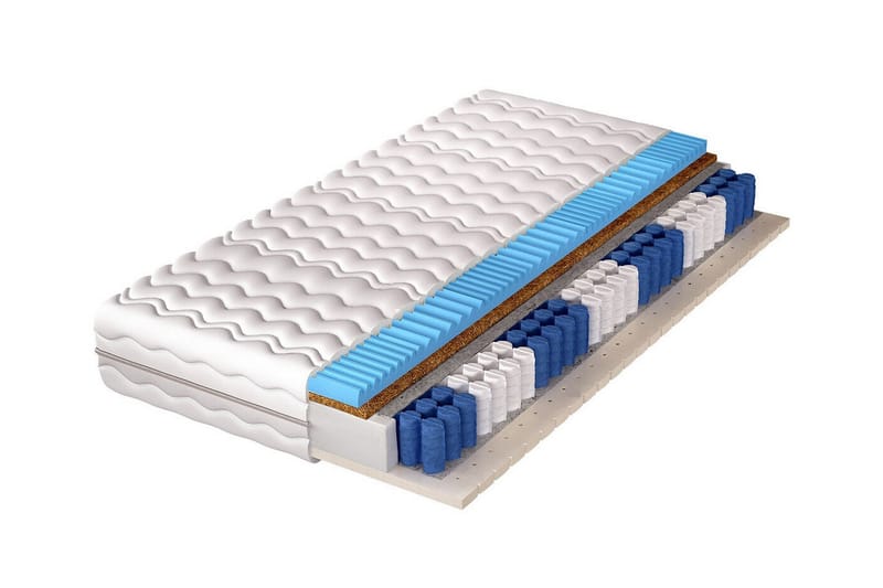 Arigna Resårmadrass 90x200 cm Vit - Möbler - Sovrum - Madrasser - Resårmadrass & resårbotten