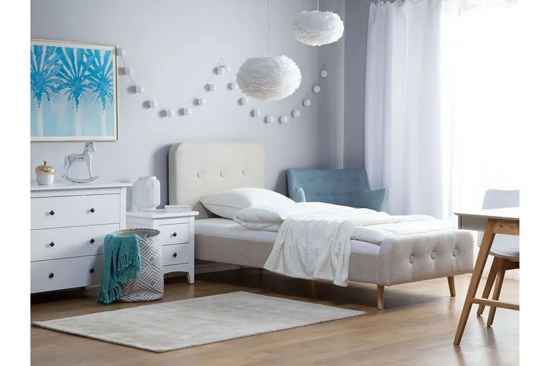 Brathay Resårmadrass Fast 90x200 cm - Vit - Möbler - Sovrum - Madrasser - Resårmadrass & resårbotten