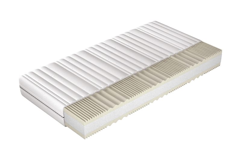 EXCLUSIVE Madrass 200x80x18 cm - Vit - Möbler - Sovrum - Madrasser - Resårmadrass & resårbotten